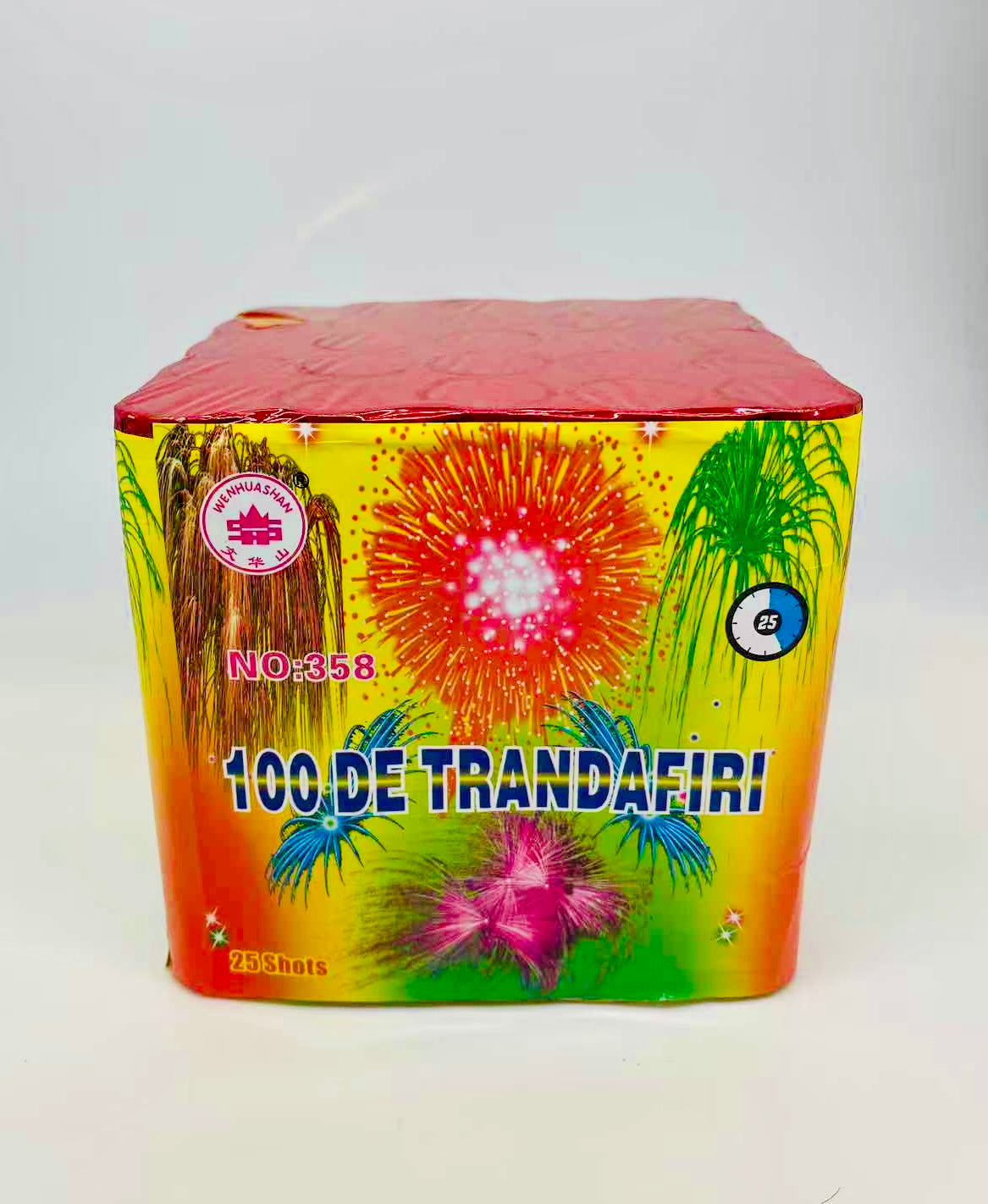 Baterie de artificii 25F.cat.F2,25mm, 33sec.(pret/buc.)