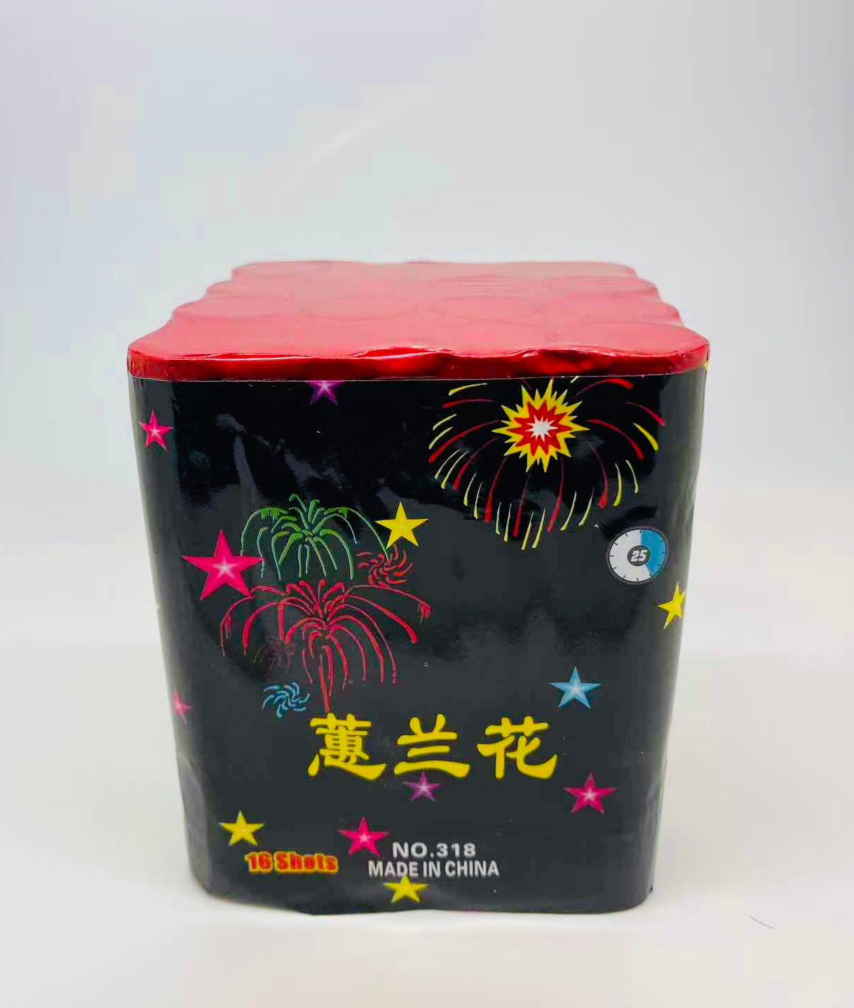 Baterie de artificii 16Foc.cat.F2,25mm, 25sec.(pret/buc.)